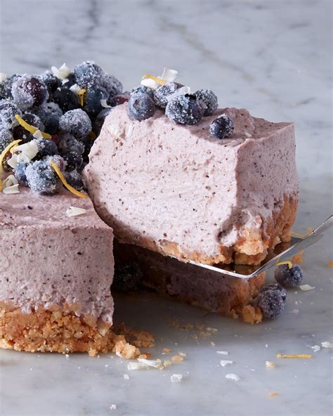 lemon blueberry mousse cake recipe.